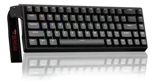 Teclado Magnético Aula Win68 68% Cor de teclado Preto Idioma Inglês US - R$ 252,87