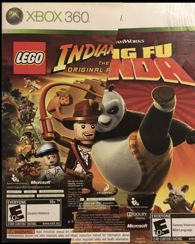 Lego Indiana Jones+ Kung Fu Panda 2 Pack - Xbox 360 