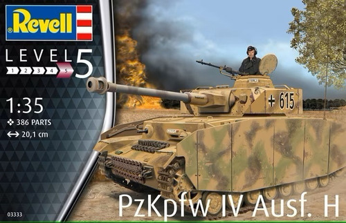 Imagen 1 de 2 de Revell Panzer Iv Ausf. H 03333 1/35 Rdelhobby Mza