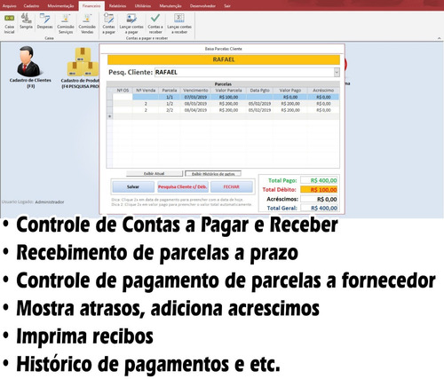 Imagem 8 de 10 de Programa Oficina Mecânica Com Ordem De Serviço, Estoque Novo