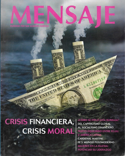 Revista Mensaje Noviembre 2008 - N° 574 - Cardenal Martini