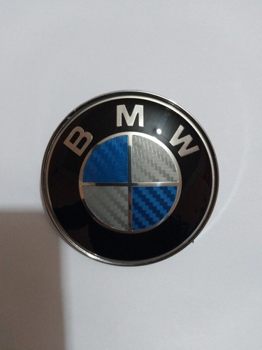 Emblema Bmw 82mm Tipo Fibra Carbono (producto Alternativo)