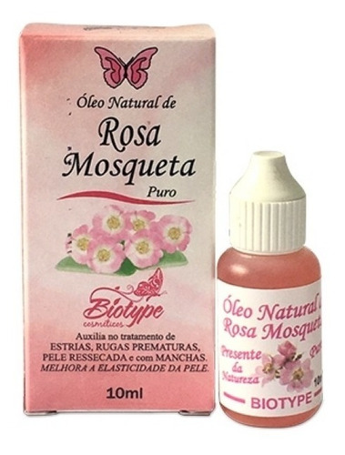 Imagem 1 de 3 de Óleo Natural Rosa Mosqueta Puro Biotype 10ml