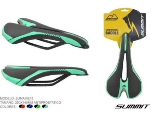 Imagen 1 de 2 de Asiento Para Ciclismo Antiprostatico Bici Ruta Mtb Summit