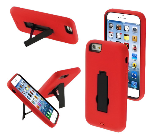 Doble Capa Híbrida Caucho Silicona Pc Caso Cubrir Para Iphon