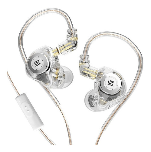 Auriculares Kz Edx Pro Hifi Bass Iem Con Micrófono