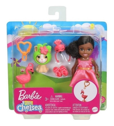 Imagem 2 de 7 de Barbie Chelsea Festa A Fantasia Flamingo Ms