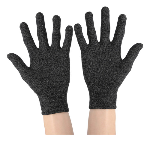 Guantes De Fibra Conductiva, 1 Par, Antiestáticos, Para Elim