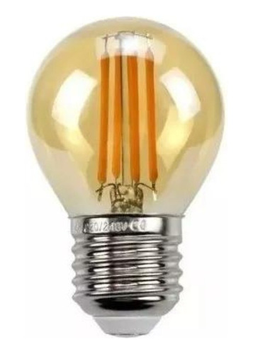Lámpara Foco Filamento Led Gota G45 E27 4w Vintage 