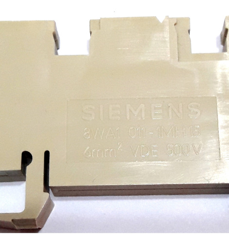 Borne 8wa1011-1dh11 6,0mm2 Conector Siemens Kit 3 Peças