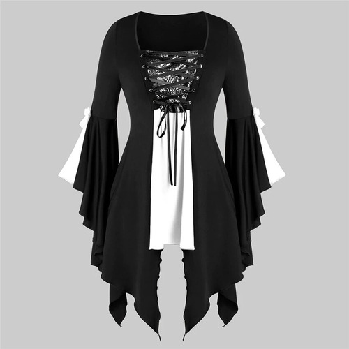 Blusa Medieval Para Mujer, Camisa Renacentista, Disfraz De V