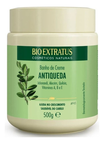 Banho De Creme Bio Extratus Jaborandi Antiqueda 500g