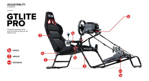 Asiento De Carreras Gt Lite Pro Plegable