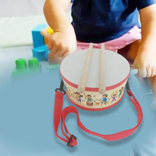 Juego De Batería Para Niños, Tambores De Juguete De Madera