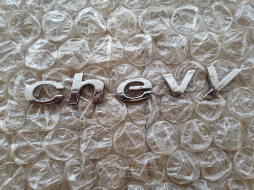 Letras Cromadas Emblema Chevrolet Chevy