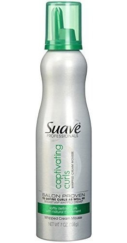 Suave Professionals Cautivante Rizos Crema Batida Mousse, 7 