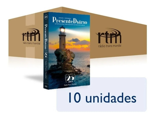 Kit Livro Presente Diário Tradicional - Caixa Com 10