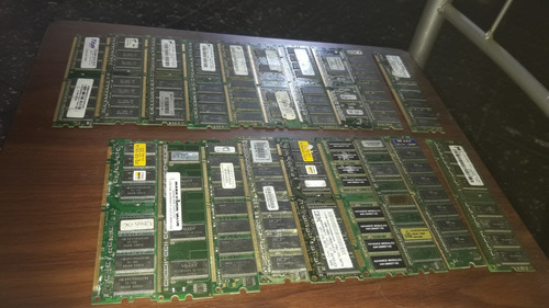 Lote Tarjetas De Memoria Funcionando P/pentium 4