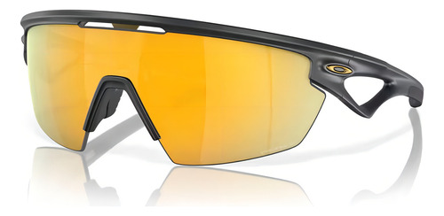 Óculos de Sol Oakley Sphaera Matte Carbon Lentes Prizm 24k Polarizada OO9403-0436
