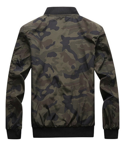 Chamarra Bomber Para Hombre Abrigo Deportivo Casual