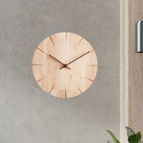 Reloj De Pared De Madera Maciza, Reloj Decorativo, Regalo