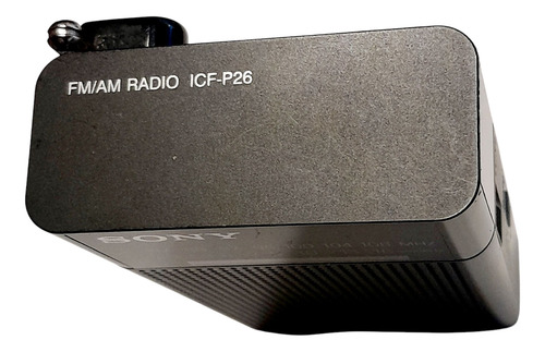 Radio Am Fm Portátil Sony Icf-p26 (excelente Estado) Negro