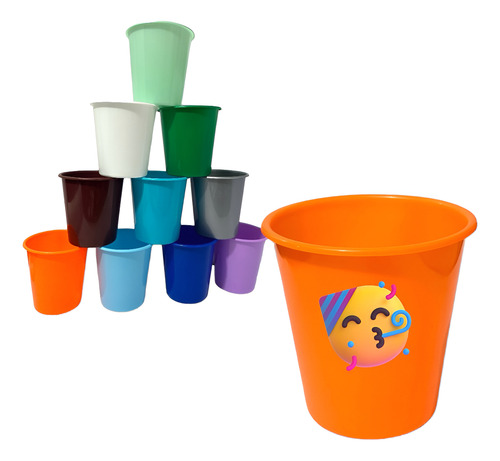 Kit 50 Baldes De Pipoca De 1l (cor Laranja)