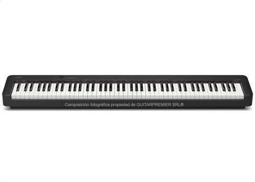 Imagen 9 de 10 de Piano Digital Casio Cdp-s110 Atril Fuente Pedal 88 Teclas
