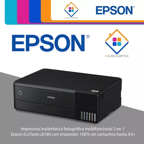 Impresora Fotográfica Epson Ecotank A3 L8180 Wifi Ethernet