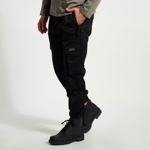 Babucha Hombre Kevingston Cargo Belton Liso Negro