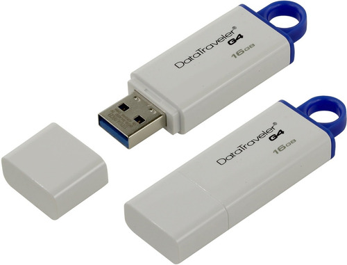 Pendrive 16gb Usb 2.0/3.0/3.1 Kingston G4 Datatraveler Local