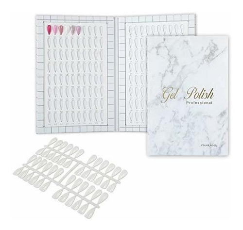 Esmalte - Nmkl38 160 Nail Color Display Book Chart With 240 