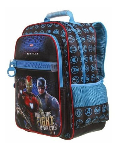 Mochila Costas Grande Escolar Vingadores Marvel 11631