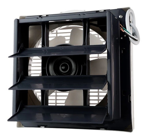 Imagen 2 de 9 de Extractor De Aire 8 Pulgadas Blanco Masterfan Geminis8