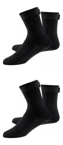 2 Pares De Botas De Buceo Unisex De Neopreno De 3 Mm Para Na