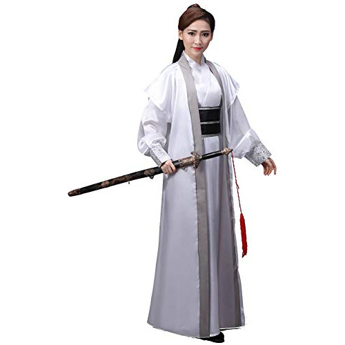 Disfraz De Hanfu Chino, Atuendo De Cosplay De Espadachã...