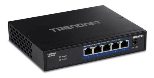 Switch Trendnet Teg-s750 5 Puertos 5 X 10g Rj-45 -negro