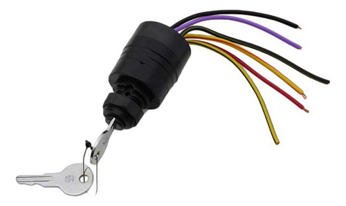 6 Wire Ignition Key Switch 87-88107 For Merc