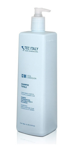 Tec Italy Shampoo Totale Acondicionador Cabello Seco Malt 1l