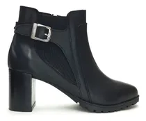 Comprar  Botas Gravagna Cuero Mujer Botineta Vestir Con  Nuevo Tacón