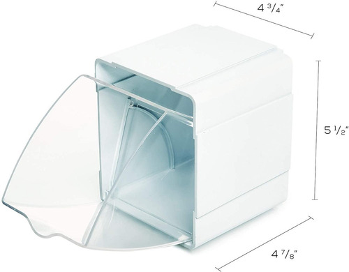 Cubo Organizador Cajon Inclinable Apilable Montaje Pared Mes