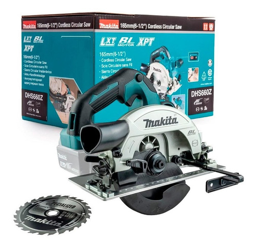 Sierra Circular Makita Dhs660z Bl Adt 18v 6-½'' Sin Batería