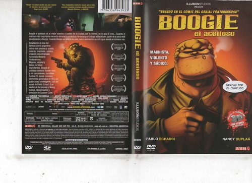 Boogie El Aceitoso - Dvd Original - Buen Estado