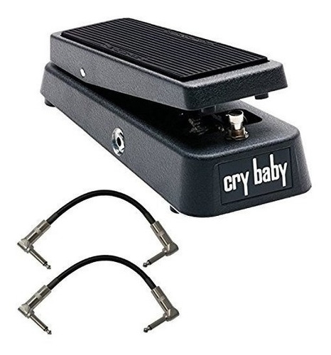 Pedal Wah Clásico Dunlop Crybaby Gcb-95 Con 2 Cables De Cone