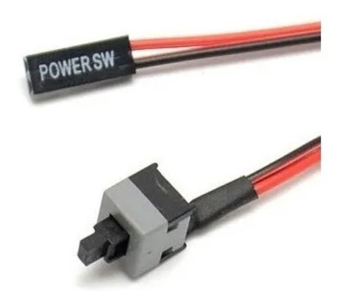 Imagen 1 de 1 de Boton Encendido Switch Pulsador Pc Rig Power Sw