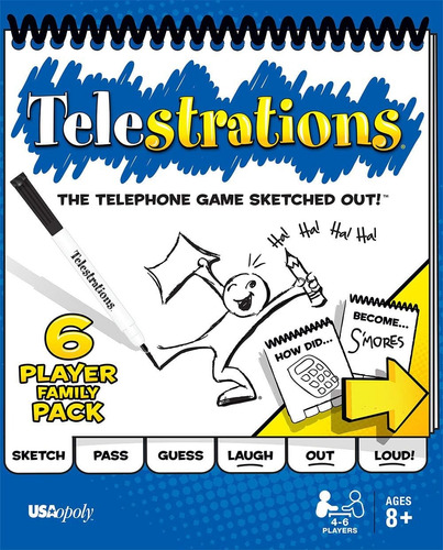 Telestrations 6 Player - Family Pack