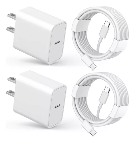  Cargador para iPhone 15 de carga rápida, 30 W USB C iPhone 15  Pro Max bloque de carga y cable tipo C de 10 pies de largo para iPhone 15/15  Pro