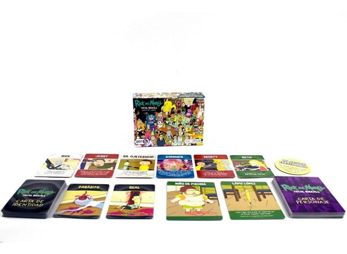 Rick & Morty Total Rickall Juego De Mesa Zacatrus En Español