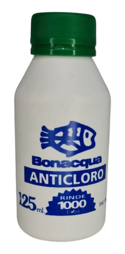 Anticloro Bonacqua 125 Ml Pecera Acuario Peces