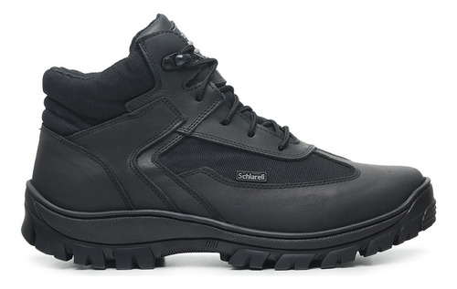 Coturno Militar Bota Cano Curto Couro Legítimo Schiareli 980